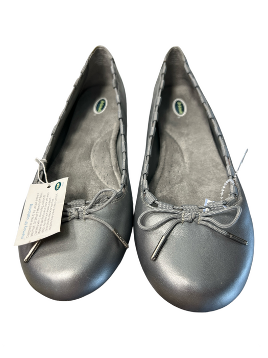 Dr Scholls Shoe Size 9 Grey Manmade Material Round Toe Bow Detail Lined Shoes Grey / 9