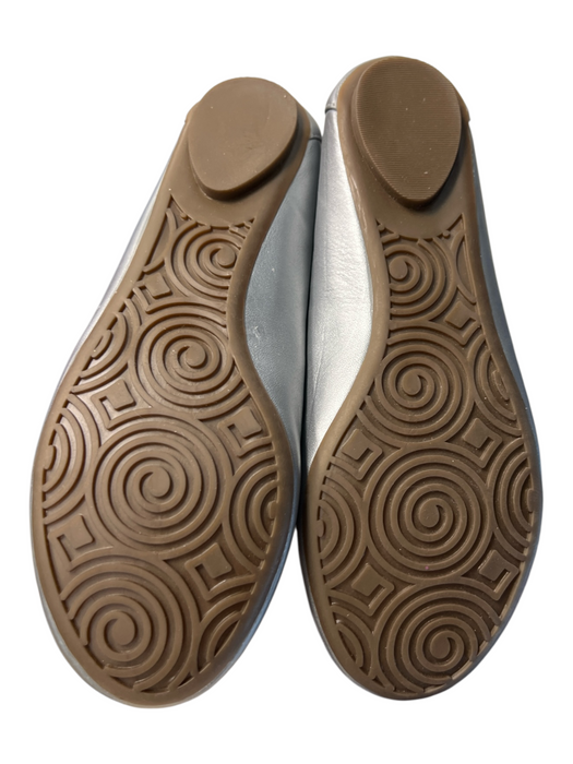 Dr Scholls Shoe Size 9 Grey Manmade Material Round Toe Bow Detail Lined Shoes Grey / 9