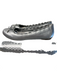 Dr Scholls Shoe Size 9 Grey Manmade Material Round Toe Bow Detail Lined Shoes Grey / 9