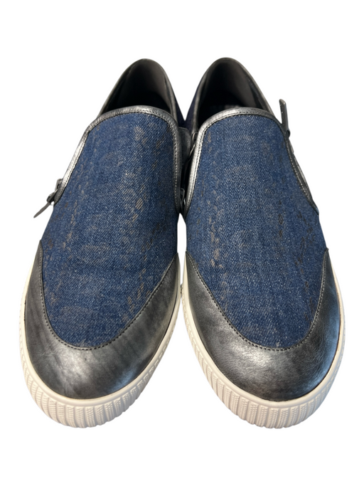 Elie Tahari Shoe Size 39 Blue Manmade Material Almond Toe Lace Overlay Shoes Blue / 39