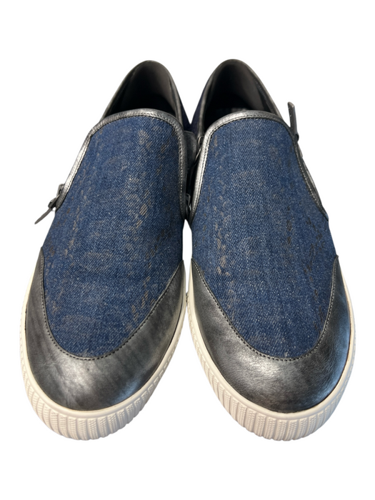 Elie Tahari Shoe Size 39 Blue Manmade Material Almond Toe Lace Overlay Shoes Blue / 39