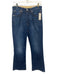 Rag & Bone Size 28 Dark Wash Cotton Denim High Rise Whiskering Button Fly Jeans Dark Wash / 28