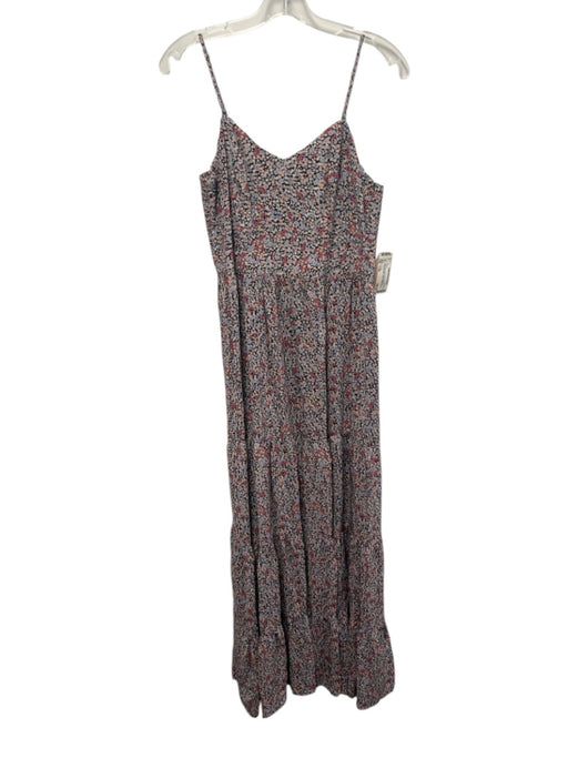 Yumi Kim Size Large Pink, Blue, Black Viscose Blend Spaghetti Strap Floral Dress Pink, Blue, Black / Large