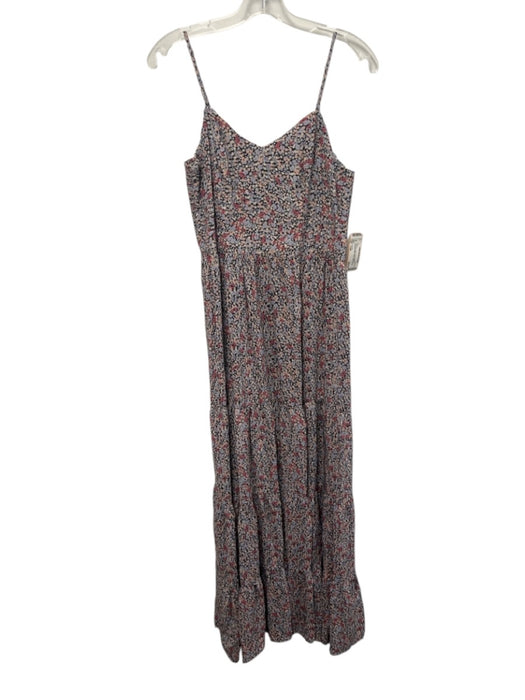 Yumi Kim Size Large Pink, Blue, Black Viscose Blend Spaghetti Strap Floral Dress Pink, Blue, Black / Large