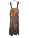 Johnny Was Size XS Pink & Multi Cupra Sleeveless Floral Lace Detail Tiered Dress Pink & Multi / XS