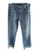 J Brand Size 27 Light Wash Cotton Mid Rise Raw Hem Zip Fly Straight Leg Jeans Light Wash / 27