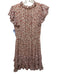 Rebecca Taylor Size 2 Pink, Blue, Purple Silk Blend Smocked Waist Band Dress Pink, Blue, Purple / 2