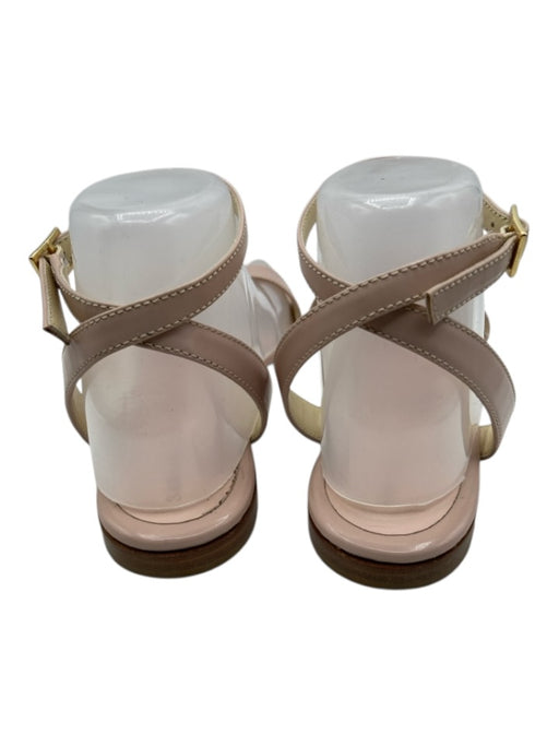 Sarah Flint Shoe Size 37.5 Pale Pink Patent Leather Single Strap Sandals Pale Pink / 37.5