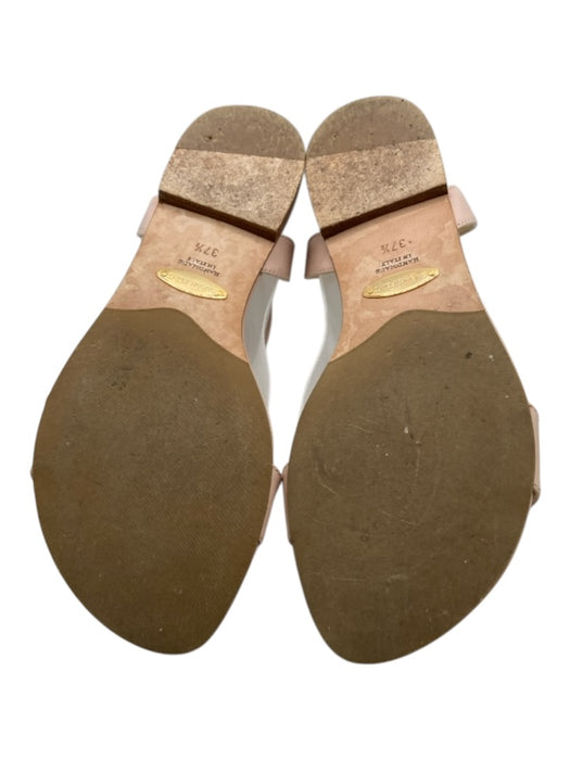 Sarah Flint Shoe Size 37.5 Pale Pink Patent Leather Single Strap Sandals Pale Pink / 37.5