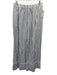 Reformation Size S White & Gray Linen Elastic Waist Stripe Wide Leg Pants White & Gray / S