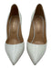 Sergio Rossi Shoe Size 37 White Leather Pointed Toe Stiletto Pumps White / 37