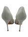 Sergio Rossi Shoe Size 37 White Leather Pointed Toe Stiletto Pumps White / 37