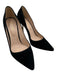Sergio Rossi Shoe Size 37 Black Suede Pointed Toe Stiletto Pumps Black / 37