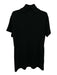 Varley Size XS Black Viscose Blend Short Sleeve Turtle Neck Dress Black / XS