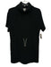 Varley Size XS Black Viscose Blend Short Sleeve Turtle Neck Dress Black / XS