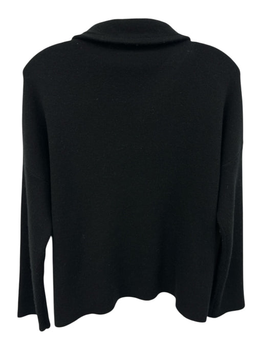 Vince Size XS Black Wool Blend Long Sleeve Mock Neck Knit Sweater Black / XS