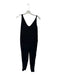 Boden Size 2P Black Viscose Drawstring Waist V Neck Sleeveless Jumpsuit Black / 2P