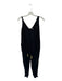 Boden Size 2P Black Viscose Drawstring Waist V Neck Sleeveless Jumpsuit Black / 2P
