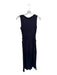 Boden Size 2P Navy Cotton Button Up Drawstring Waist Sleeveless Jumpsuit Navy / 2P