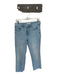 Madewell Size 27P Light Wash Denim Straight Cut Raw Hem Zip Fly Jeans Light Wash / 27P