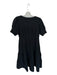 Madewell Size 2P Black Cotton Waffle Button Up Flowy Cuff Sleeve Dress Black / 2P