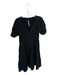 Madewell Size 2P Black Cotton Waffle Button Up Flowy Cuff Sleeve Dress Black / 2P