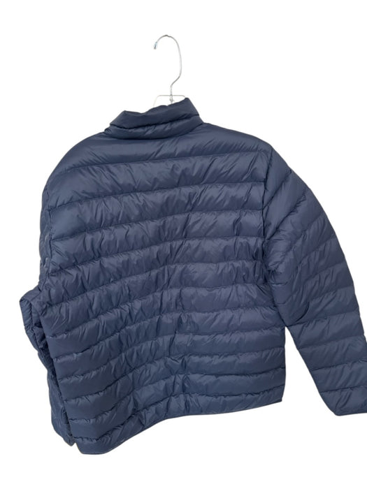 Eddie Bauer NWT Size M Navy Nylon Puffer Full Zip Athletic Men's Jacket Navy / M