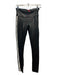 Spanx Size M Black & White Coated Side Stripe Athletic Leggings Black & White / M