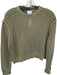 Varley Size S Sage green Cotton Long Sleeve Loose Knit Athletic Sweater Sage green / S