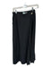 Sandro Size 36 Black Viscose Blend Acordian Pleated Midi Skirt Black / 36