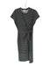 Spanx Size S Black & White Stripe Sleeveless Tie Detail Maxi Dress Black & White / S