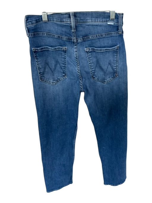 Mother Size 28 Dark Wash Cotton Blend Mid Rise Denim Jeans Dark Wash / 28