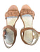 Chocolat Blu Shoe Size 10 Brown Leather Cork Braided Open Toe Sandals Brown / 10