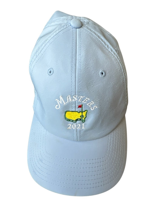 Masters Blue Polyester Blend Logo Abstract Adjustable Hat Blue