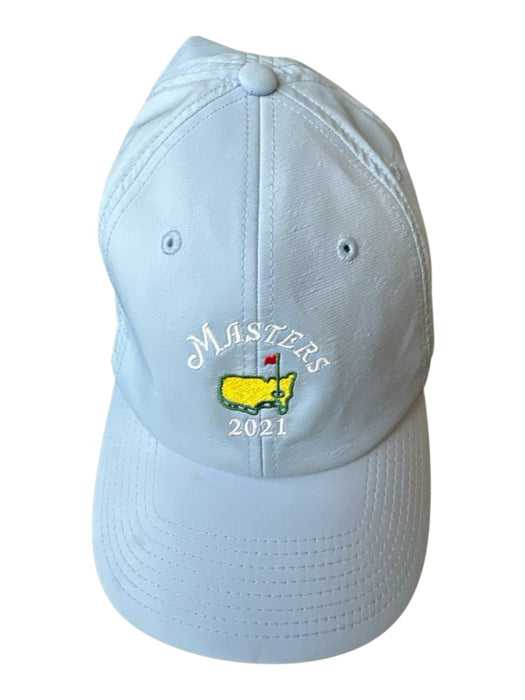 Masters Blue Polyester Blend Logo Abstract Adjustable Hat Blue