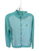 Peter Millar Masters Size M Aqua & White Pima Cotton Striped Master's Jacket Aqua & White / M
