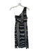 Rails Size S Black & Tan Cotton One Shoulder Lines Elastic Waist Maxi Dress Black & Tan / S