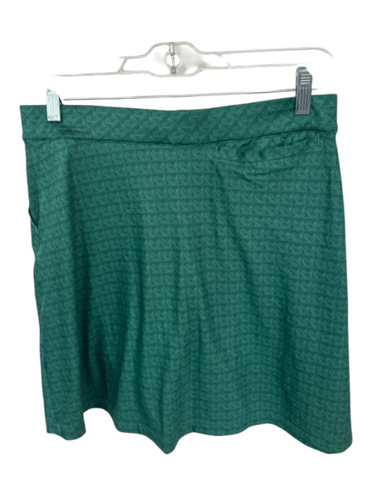 Magnolia Lane Size S Forest Green Polyester Master's Golf Skort Forest Green / S