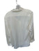 Theory Size M Cream Silk Long Sleeve Button Down Top Cream / M
