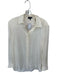 Theory Size M Cream Silk Long Sleeve Button Down Top Cream / M
