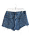 Agolde Size 26 Light Wash Organic Cotton Denim High Rise Button Fly Shorts Light Wash / 26