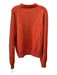 Helsa Size M Orange Nylon & Wool Mock Neck Long Sleeve Pullover Sweater Orange / M