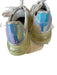 Alexander McQueen Shoe Size 39.5 White & Multi Leather Iridescent Sneakers White & Multi / 39.5