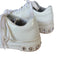 Miu Miu Shoe Size 9B White & Silver Patent Leather Platform Rhinestone Sneakers White & Silver / 9B