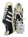 Adidas Shoe Size 9.5 NWT Black & Cream Leather Lace Up Athletic Men's Sneakers Black & Cream / 9.5