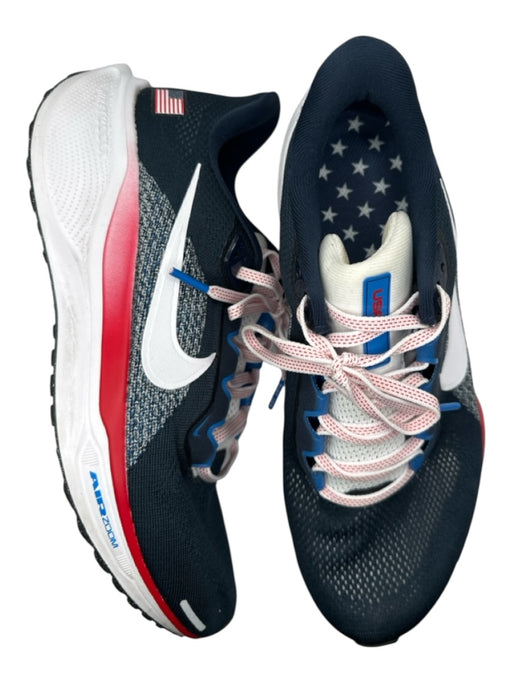Nike Shoe Size 9 Navy & Red Canvas Perforated American Flag Athletic Sneakers Navy & Red / 9
