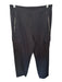 Athleta Size 10 Black Polyester Waist Band Zipper Pockets Cargo Pockets Pants Black / 10