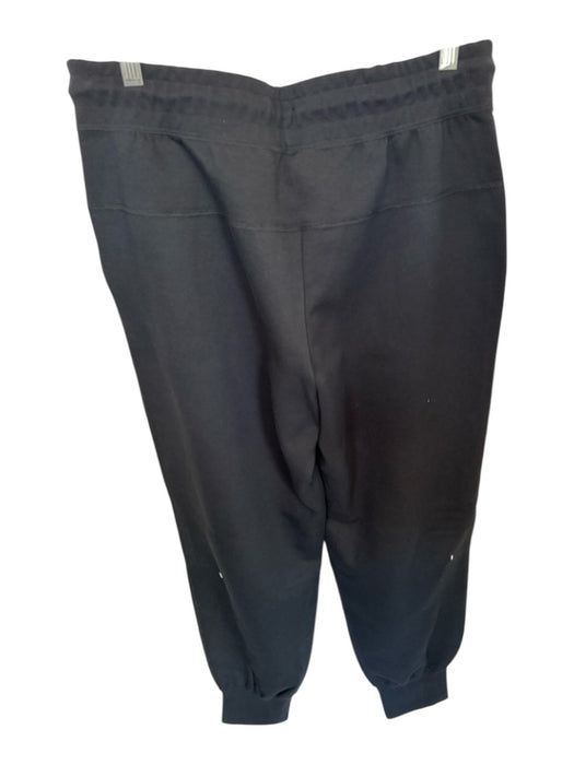 Nike Size L Black Cotton Blend Drawstring Jogger Athletic Pants Black / L