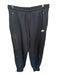 Nike Size L Black Cotton Blend Drawstring Jogger Athletic Pants Black / L