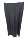 Athleta Size 10 Black Polyester Blend Elastic Waist Pleat Detail Wide Leg Pants Black / 10